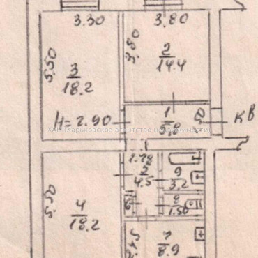 Продам квартиру, Науки просп. , 3 кім., 75.90 м², авторский дизайн  - фото 8 Продам квартиру, Науки просп. , 3 кім., 75.90 м², авторский дизайн