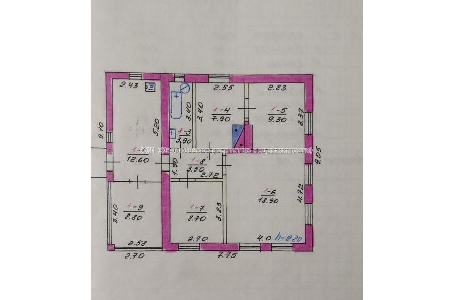 Продам будинок, Тараса Шевченко ул. , 73.60 м², 11 соток, косметический ремонт 