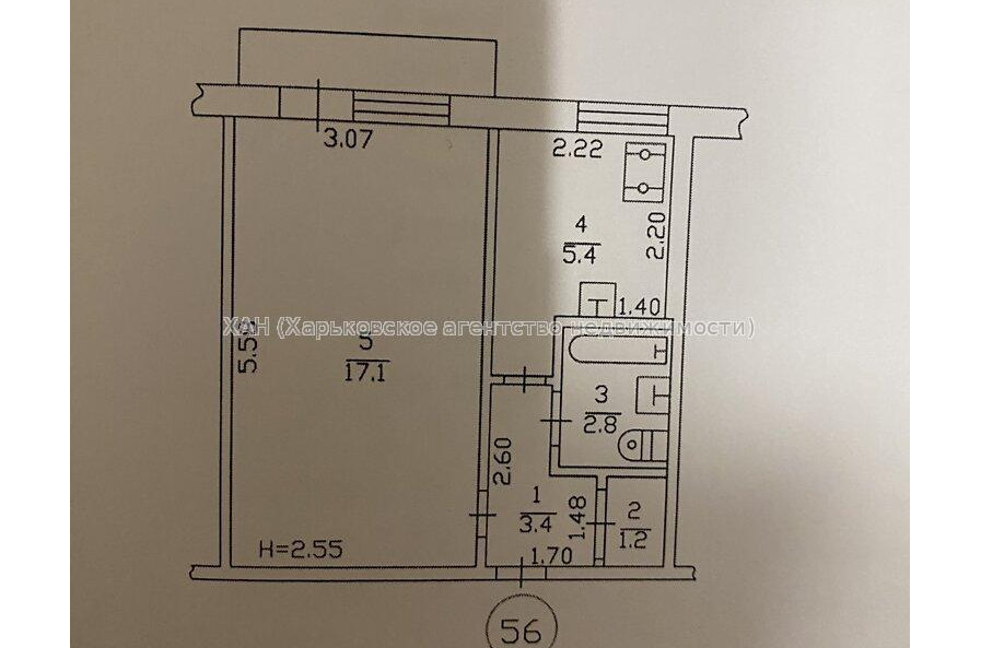 Продам квартиру, Непокоренных ул. , 1  ком., 34 м², капитальный ремонт 