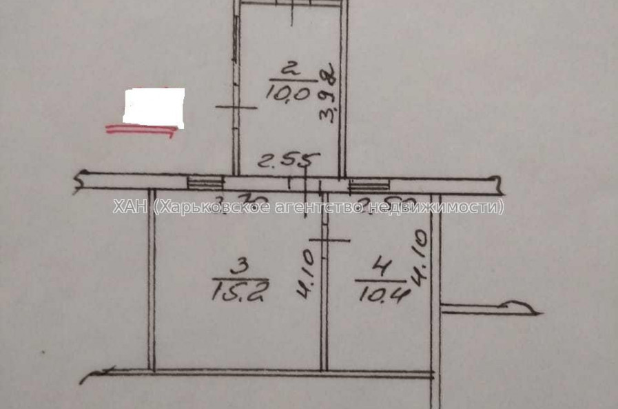 Продам квартиру, Конотопская ул. , 2  ком., 39 м², косметический ремонт 