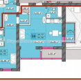 Продам квартиру, Полтавский Шлях ул. , 1  ком., 53 м², без отделочных работ 