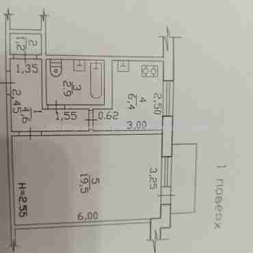 Продам квартиру, Академика Павлова ул. , 1 кім., 35 м², без ремонта 