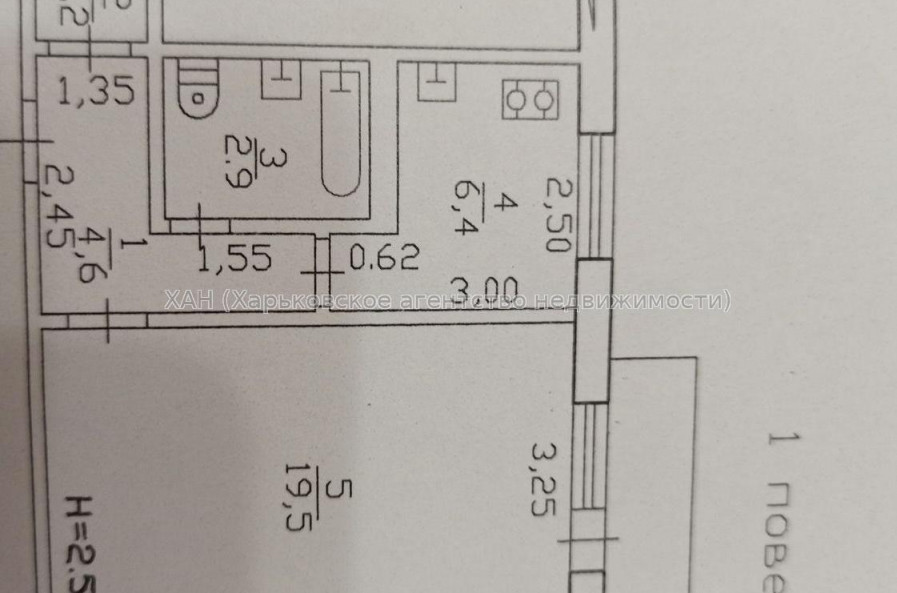 Продам квартиру, Академика Павлова ул. , 1 кім., 35 м², без ремонта 