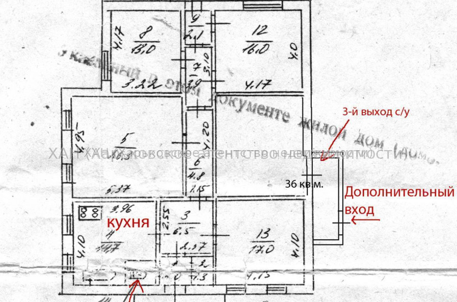 Продам дом, Алчевских ул. , 150 м², 2 сот., без ремонта 