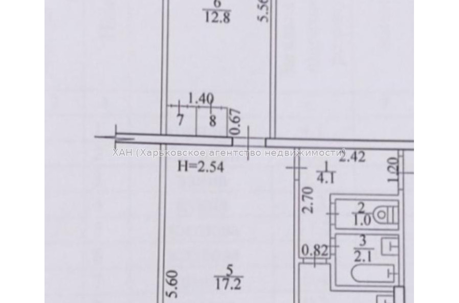 Продам квартиру, Байрона пр-т , 2  ком., 45 м², косметический ремонт 