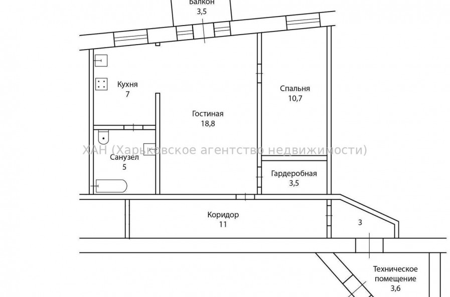 Продам квартиру, Полтавский Шлях ул. , 2 кім., 45 м², капитальный ремонт 