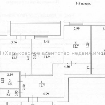 Продам квартиру, Мира ул. , 3 кім., 83.20 м², капитальный ремонт 