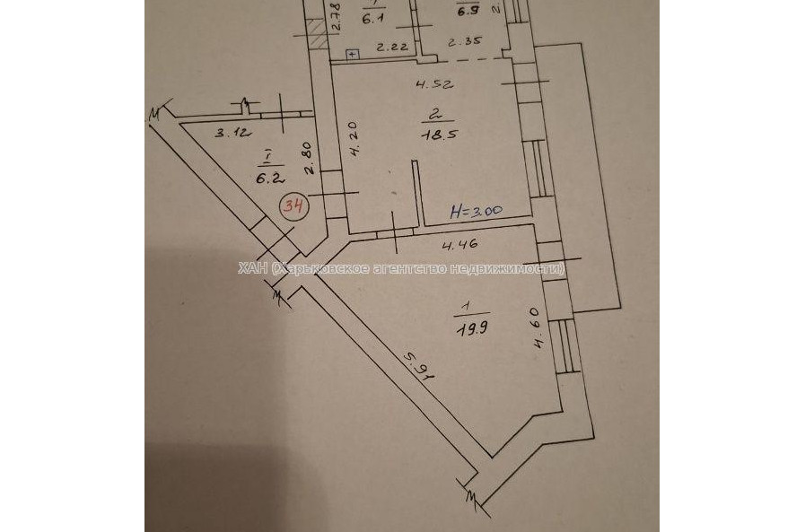 Продам квартиру, Андреевская ул. , 2  ком., 57.20 м², авторский дизайн 