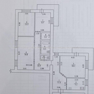 Продам квартиру, Клочковская ул. , 4 кім., 110 м², советский ремонт 
