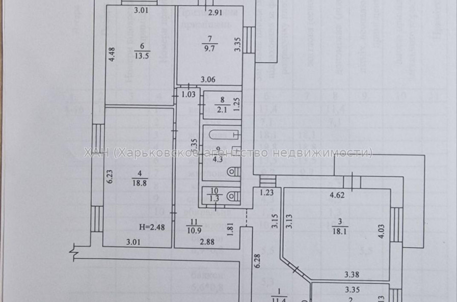 Продам квартиру, Клочковская ул. , 5 кім., 110 м², советский ремонт 