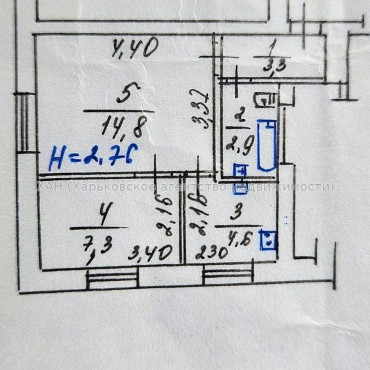 Продам квартиру, Белостокский пер. , 2  ком., 33 м², косметический ремонт 