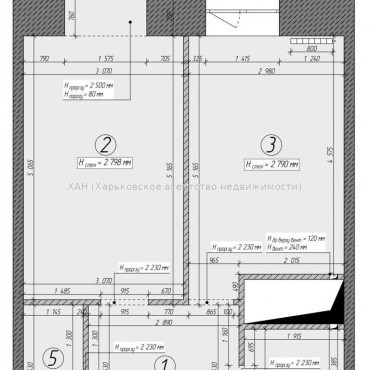 Продам квартиру, Клочковская ул. , 1  ком., 51 м², без внутренних работ 
