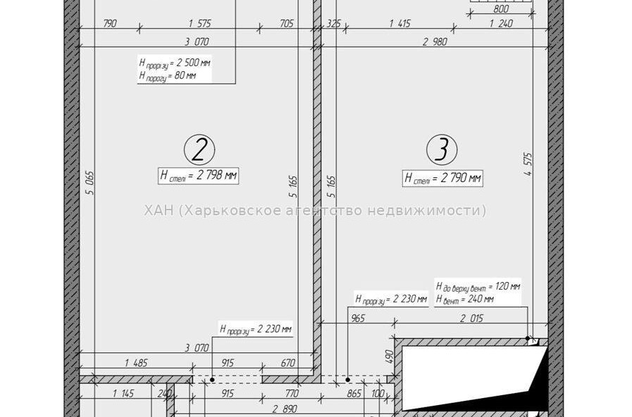 Продам квартиру, Клочковская ул. , 1  ком., 51 м², без внутренних работ 