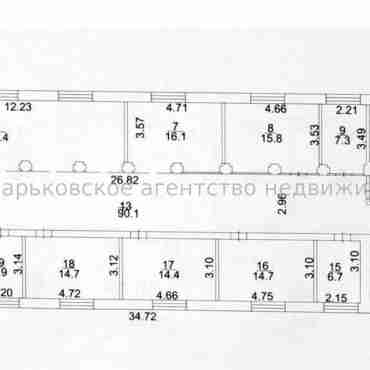 Здам нежитлову нерухомість, помещение свободного назначения , 7 кім., 150 м², косметический ремонт 