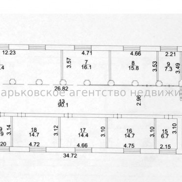 Здам нежитлову нерухомість, помещение свободного назначения , 7 кім., 150 м², косметический ремонт 