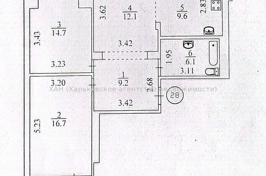 Продам квартиру, Непокоренных ул. , 3 кім., 71.70 м², капитальный ремонт 