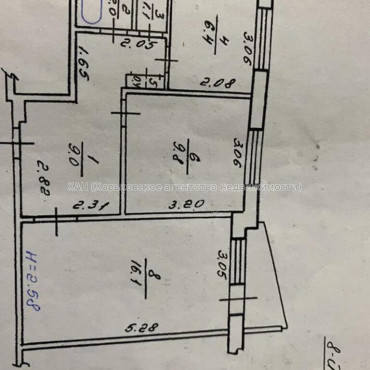 Продам квартиру, Владислава Зубенко ул. , 2  ком., 44 м², советский ремонт 