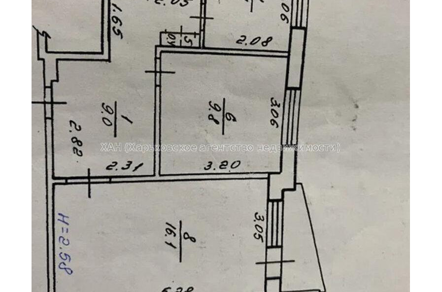 Продам квартиру, Владислава Зубенко ул. , 2  ком., 44 м², советский ремонт 