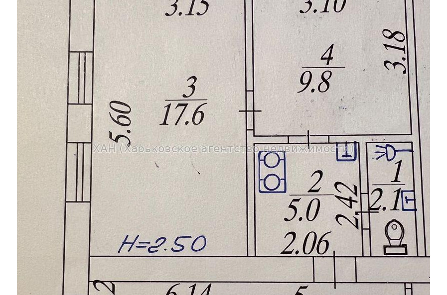Продам квартиру, Аскольдовская ул. , 2 кім., 41.40 м², без ремонта 