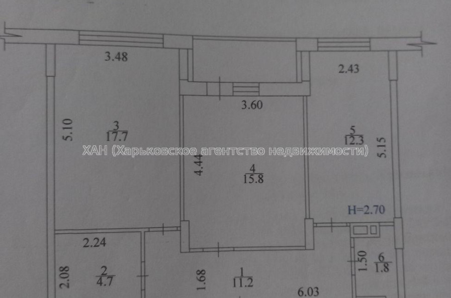 Продам квартиру, Льва Ландау просп. , 2  ком., 65 м², без внутренних работ 