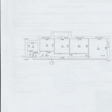 Продам квартиру, Мира ул. , 3 кім., 74 м², частичный ремонт 
