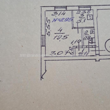 Продам квартиру, Пахаря пер. , 1 кім., 32 м², без ремонта 