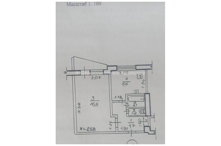 Продам квартиру, Соборности Украины ул. , 1 кім., 32.80 м², евроремонт 