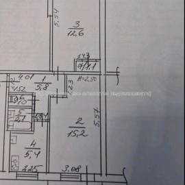 Продам квартиру, Садовый проезд , 2 кім., 44 м², без ремонта