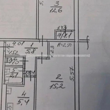 Продам квартиру, Садовый проезд , 2  ком., 44 м², без ремонта 