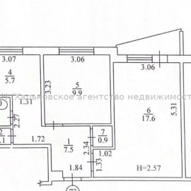 Продам квартиру, Салтовское шоссе , 2  ком., 46 м², без ремонта