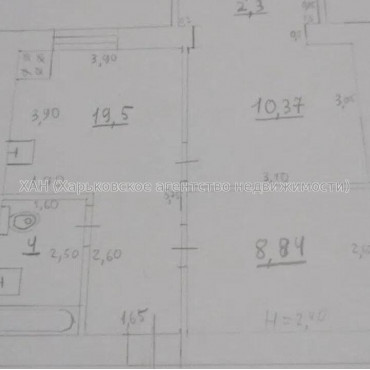 Продам квартиру, Власенко ул. , 2 кім., 42.50 м², евроремонт 