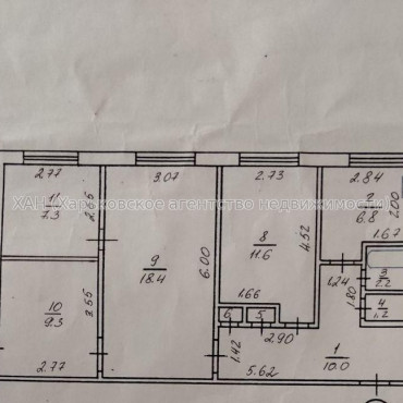  , Бучмы ул. , 4 кім., 68 м², частичный ремонт 