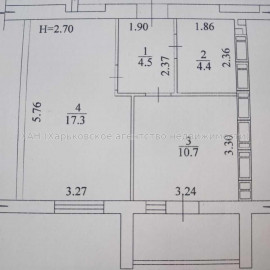 Продам квартиру, Мира ул. , 1  ком., 40 м², без внутренних работ