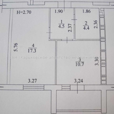 Продам квартиру, Мира ул. , 1  ком., 40 м², без внутренних работ  - фото 1 Продам квартиру, Мира ул. , 1  ком., 40 м², без внутренних работ