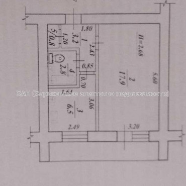 Продам квартиру, Зерновая ул. , 1 кім., 34 м², косметический ремонт 