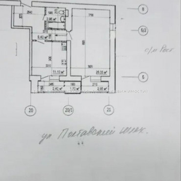 Продам квартиру, Полтавский Шлях ул. , 1  ком., 56 м², без внутренних работ 