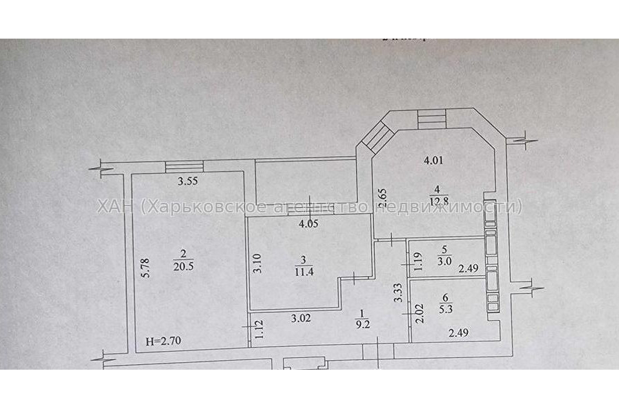 Продам квартиру, Профессорская ул. , 30 , 2  ком., 67 м², без отделочных работ 