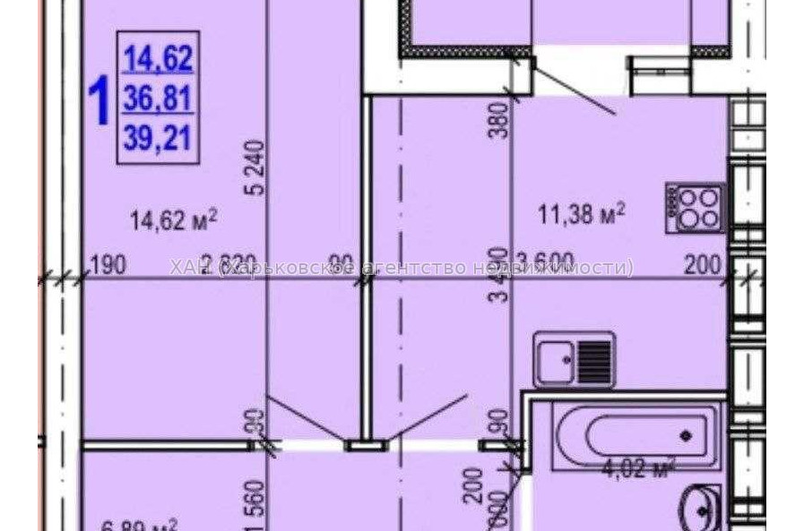 Продам квартиру, Валентиновская ул. , 1 кім., 40 м², без внутренних работ 