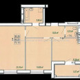 Продам квартиру, Победы просп. , 2 кім., 70 м², без внутренних работ 