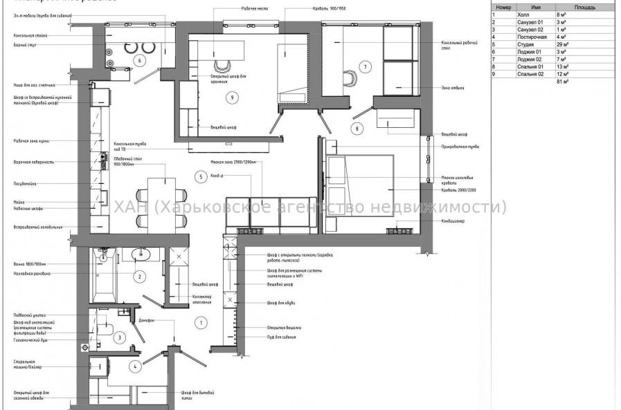 Продам квартиру, Домостроительная ул. , 3 кім., 81 м², авторский дизайн 