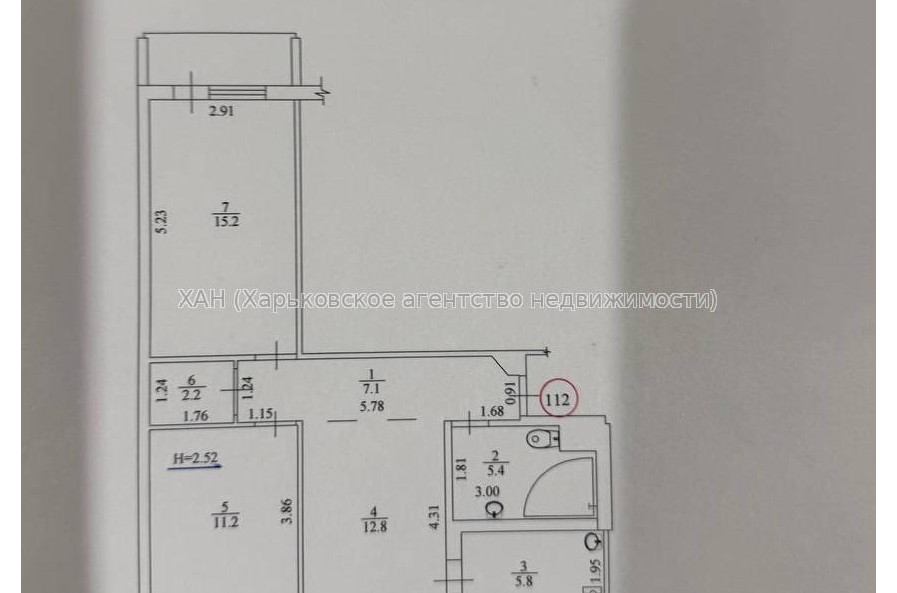 Продам квартиру, Светлая ул. , 21 , 3  ком., 61.20 м², евроремонт 
