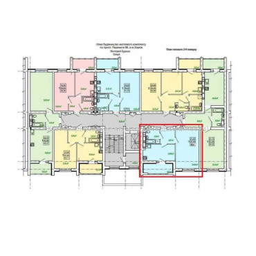 Продам квартиру, 1 кім., 46.40 м², без ремонта 