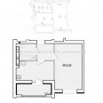 Продам квартиру, 1 кім., 46.40 м², без ремонта 
