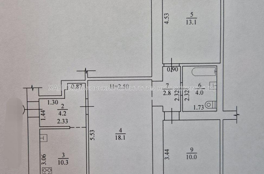 Продам квартиру, Жуковского просп. , 3  ком., 68.80 м², частичный ремонт 
