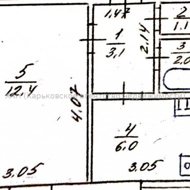 Продам квартиру, Косарева ул. , 1 кім., 26 м², советский ремонт 