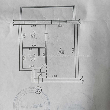 Продам квартиру, Липовая ул. , 1  ком., 30 м², косметический ремонт 
