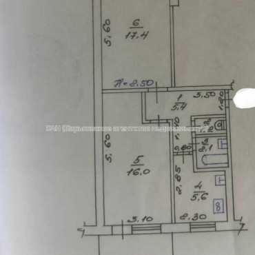 Продам квартиру, Бучмы ул. , 2 кім., 48 м², косметический ремонт 
