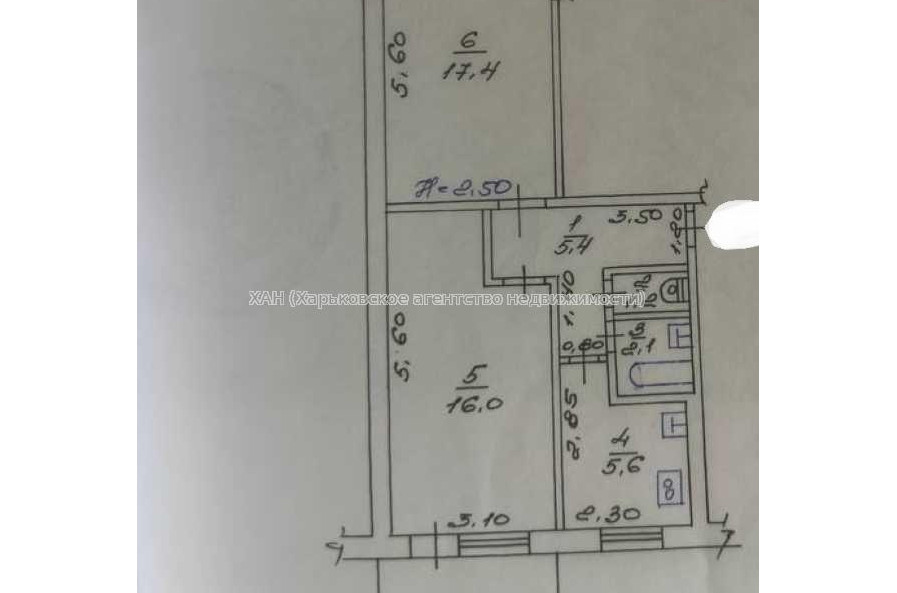 Продам квартиру, Бучмы ул. , 2 кім., 48 м², косметический ремонт 