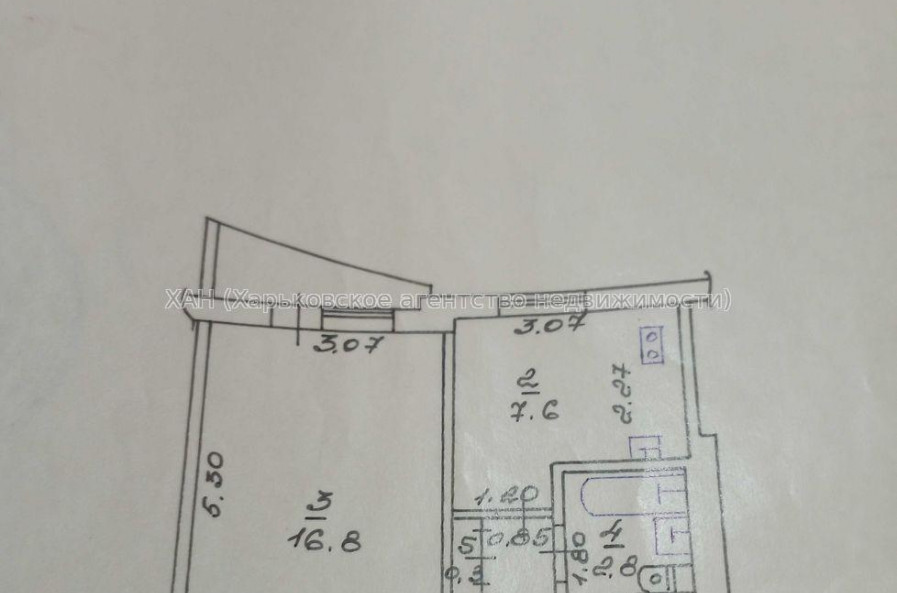 Продам квартиру, Юбилейный просп. , 1 кім., 32.70 м², советский ремонт 