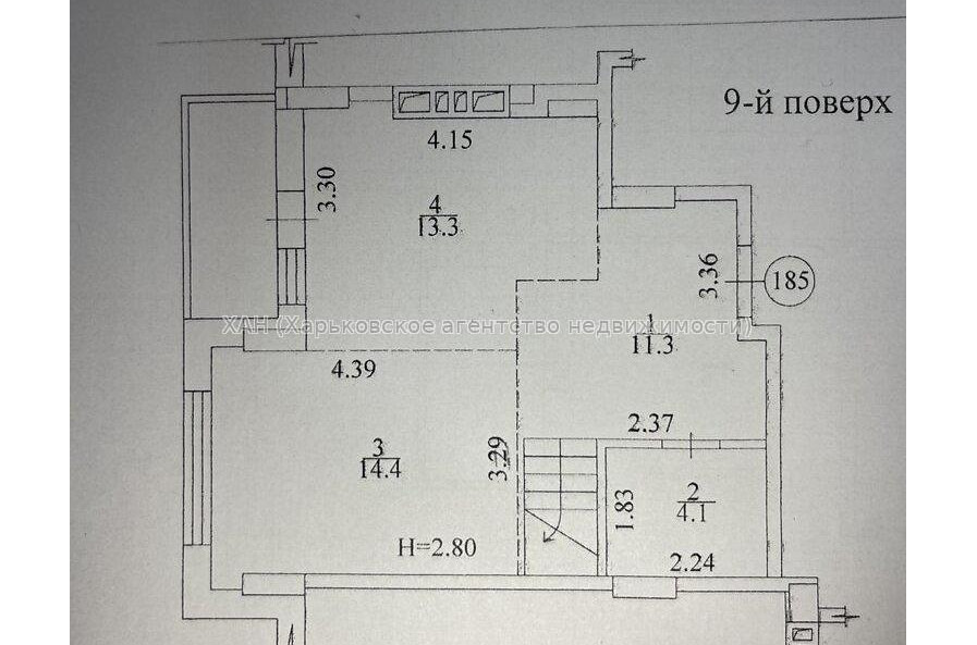 Продам квартиру, Льва Ландау просп. , 3  ком., 103.40 м², без внутренних работ 